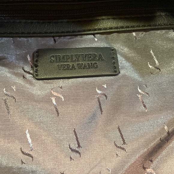 475/Simply Vera Vera Wang Black Bedford Satchel Bag - Picture 6 of 8